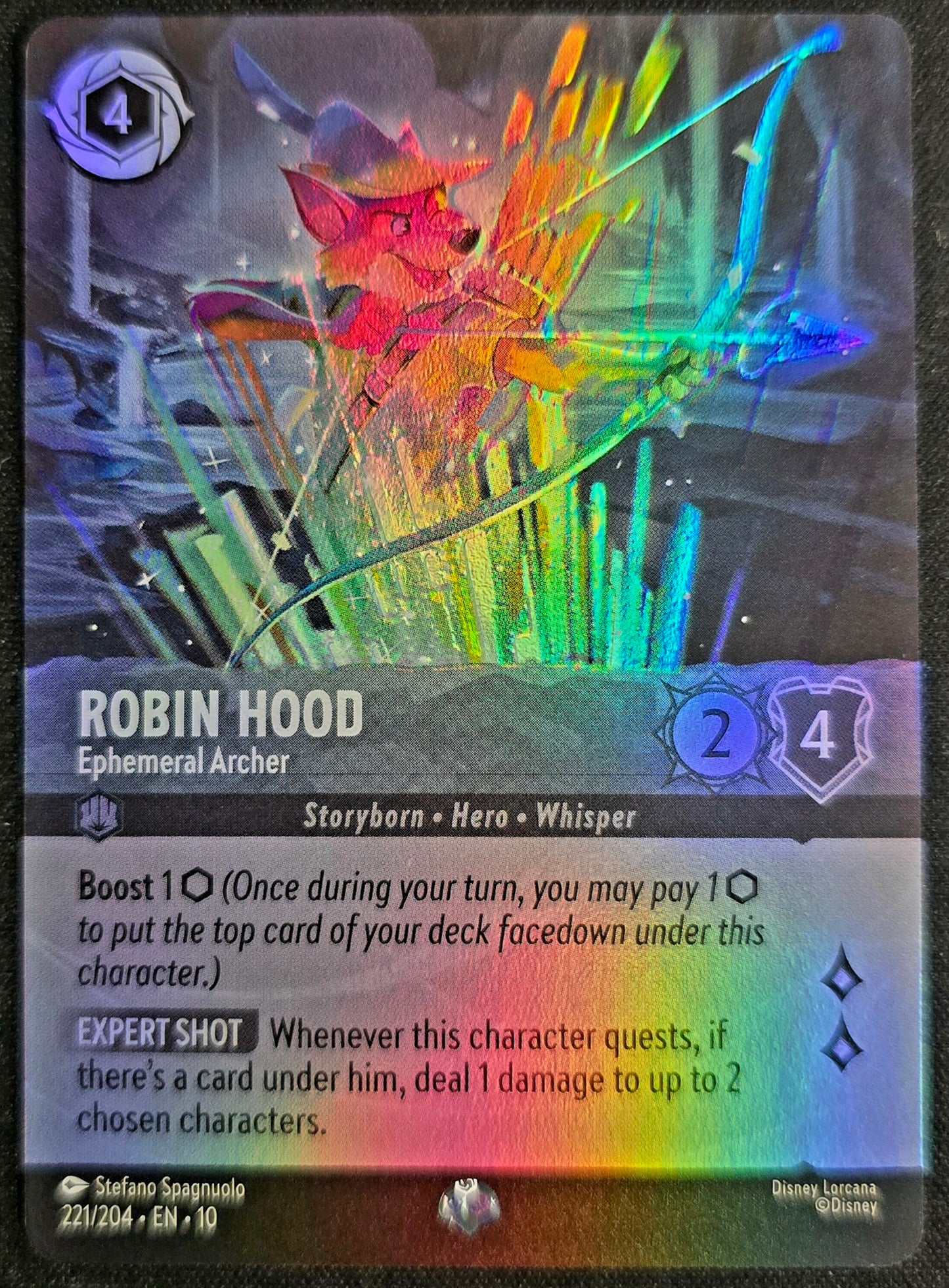 Robin Hood 221/204 Holo [Whispers in The Well] Epic