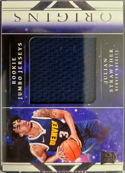 2023/24 Panini Origins Julian Strawther Rookie Jumbo Jerseys #RJJ-STR