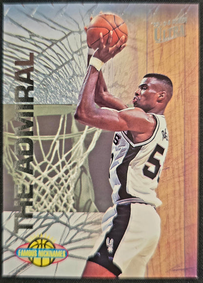 1993-94 Fleer Ultra Nicknames The Admiral #14 David Robinson