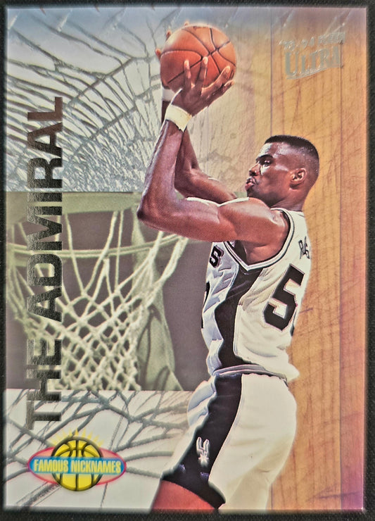 1993-94 Fleer Ultra Nicknames The Admiral #14 David Robinson