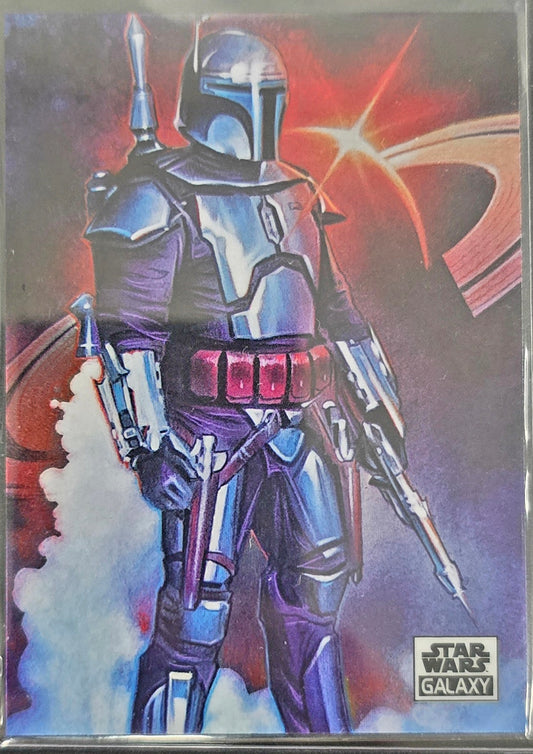 2021 Topps Chrome Star Wars Galaxy Jango Fett #41