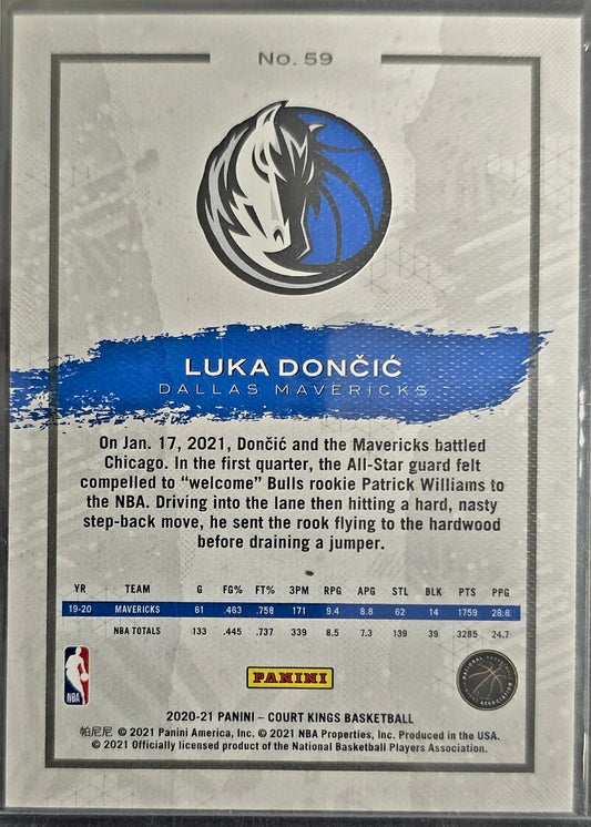 2020-21 Panini Court Kings Luka Doncic #59
