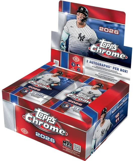 2026 Topps Chrome Baseball Jumbo Hobby Box