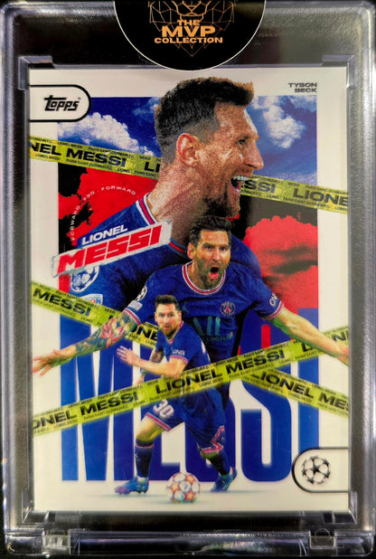 2022 Topps Project 22 Online Exclusive /5173 Lionel Messi by Tyson Beck
