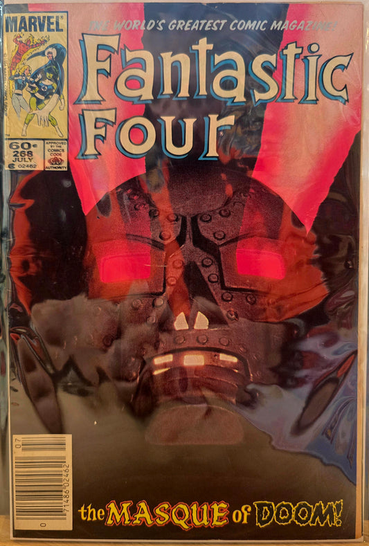 Fantastic Four #268 "The Masque Of DOOM" 1984 Newsstand Marvel Comics