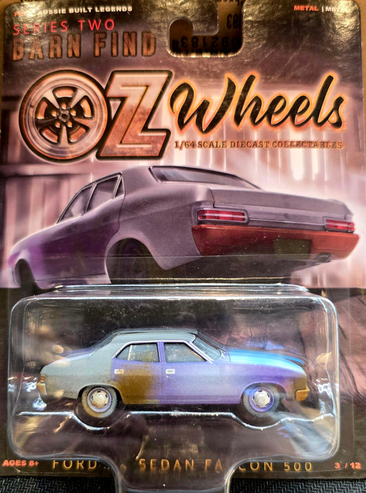 Oz Wheels - Ford Falcon XC Sedan 500 (#3 Series 2 Barn Find 1:64 Scale)