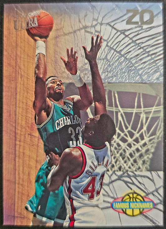 1993-94 Fleer Ultra Famous Nicknames Alonzo Mourning Zo