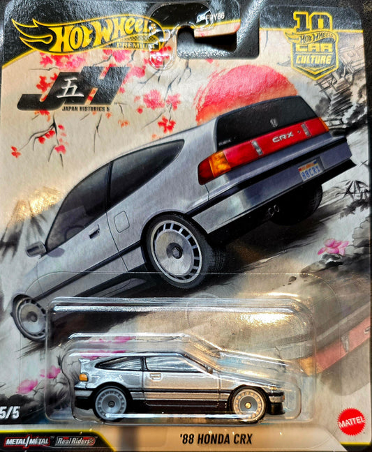 2026 Hot Wheels Premium Car Culture Japan Historics 5 88 HONDA CRX