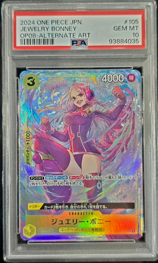 2024 One Piece Jewelry Bonney Alt Art Op08-105sr
