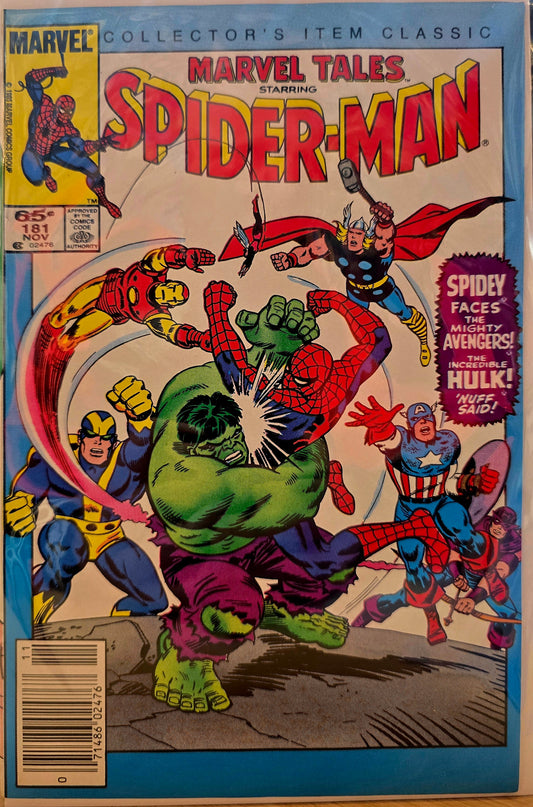 Marvel Tales Starring Spider-Man #181 1985 Marvel Comics