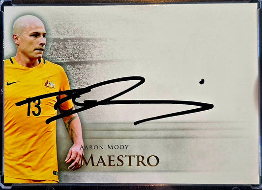 2018 Futera Maestro Aaron Mooy Autograph #MR34