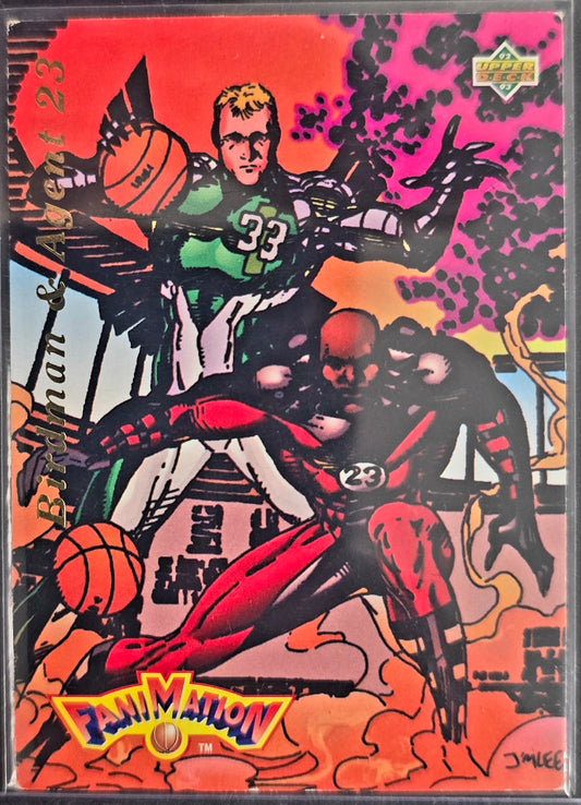 1992/93 Upper Deck Michael Jordan/Larry Bird Fanimation #510