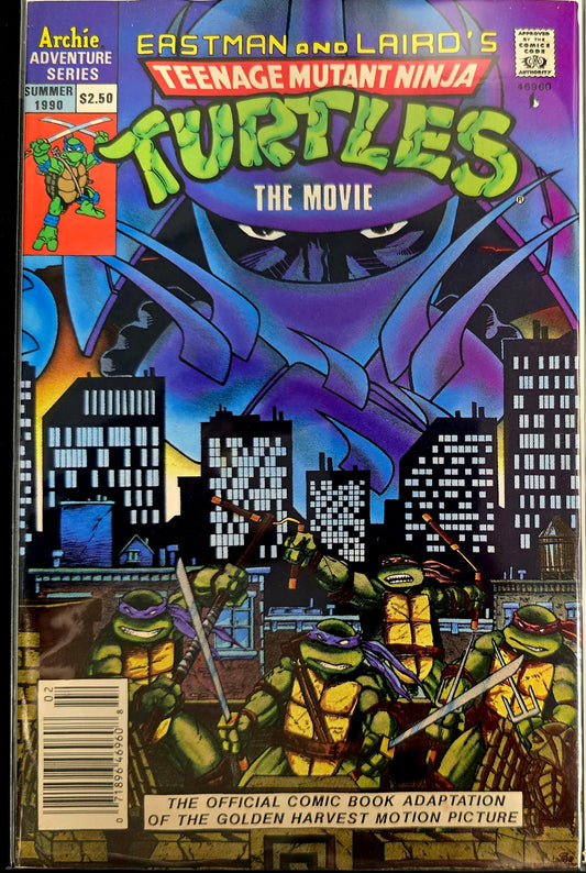 1990 TMNT The Movie Comic Book Adaptation [Archie Adventure Series]