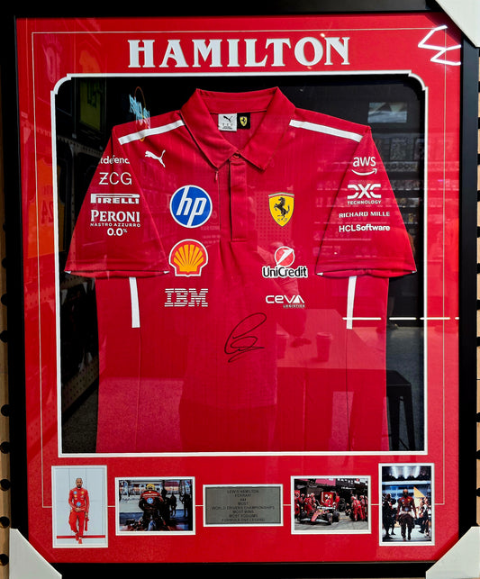 Lewis Hamilton Autographed Jersey