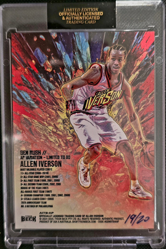 ALLEN IVERSON X TYSON BECK - GEM RUSH - LIMITED to 20