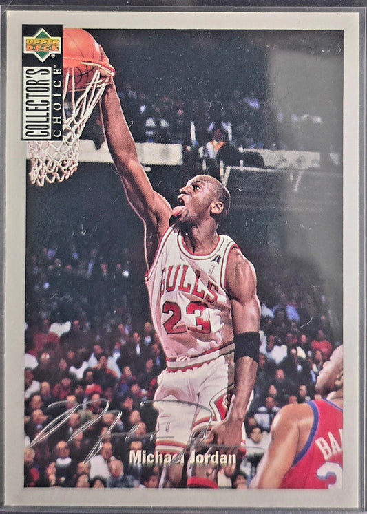 1994 Upper Deck Collectors Choice Michael Jordan Silver Signature #240