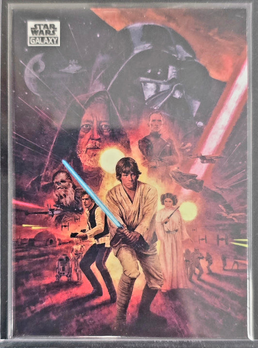 2025 Topps Chrome Star Wars Galaxy #14 Awakening of A Jedi