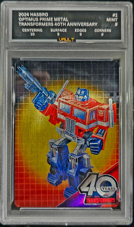 2024 Hasbro Optimus Prime Metal Transformers Vault 9